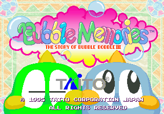 Bubble Memories: The Story Of Bubble Bobble III (Ver 2.4O 1996+02+15)